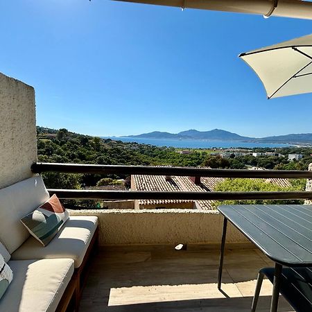 Studio Vue Mer A Porticcio Piscine Et Parking 외부 사진