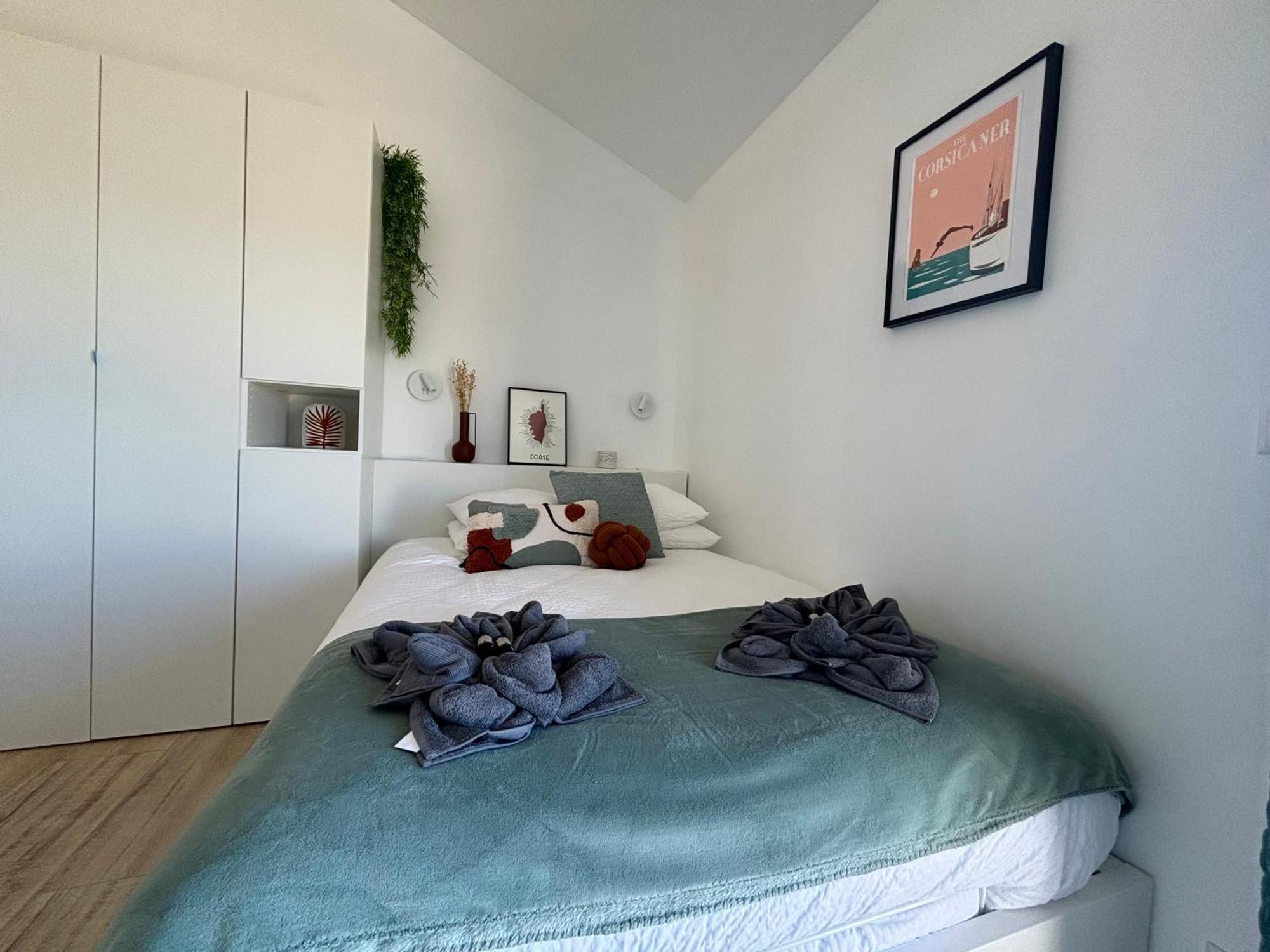Studio Vue Mer A Porticcio Piscine Et Parking 외부 사진