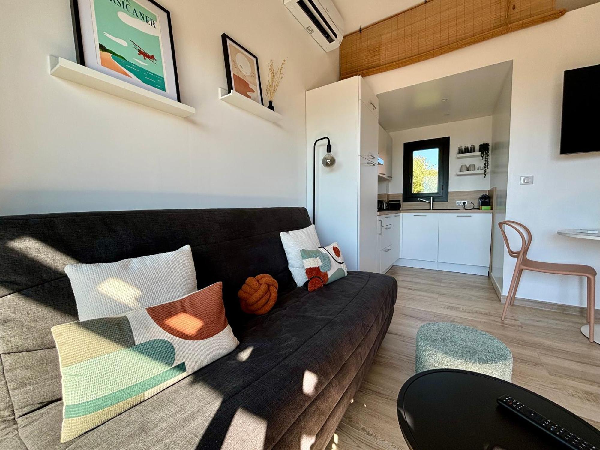 Studio Vue Mer A Porticcio Piscine Et Parking 외부 사진