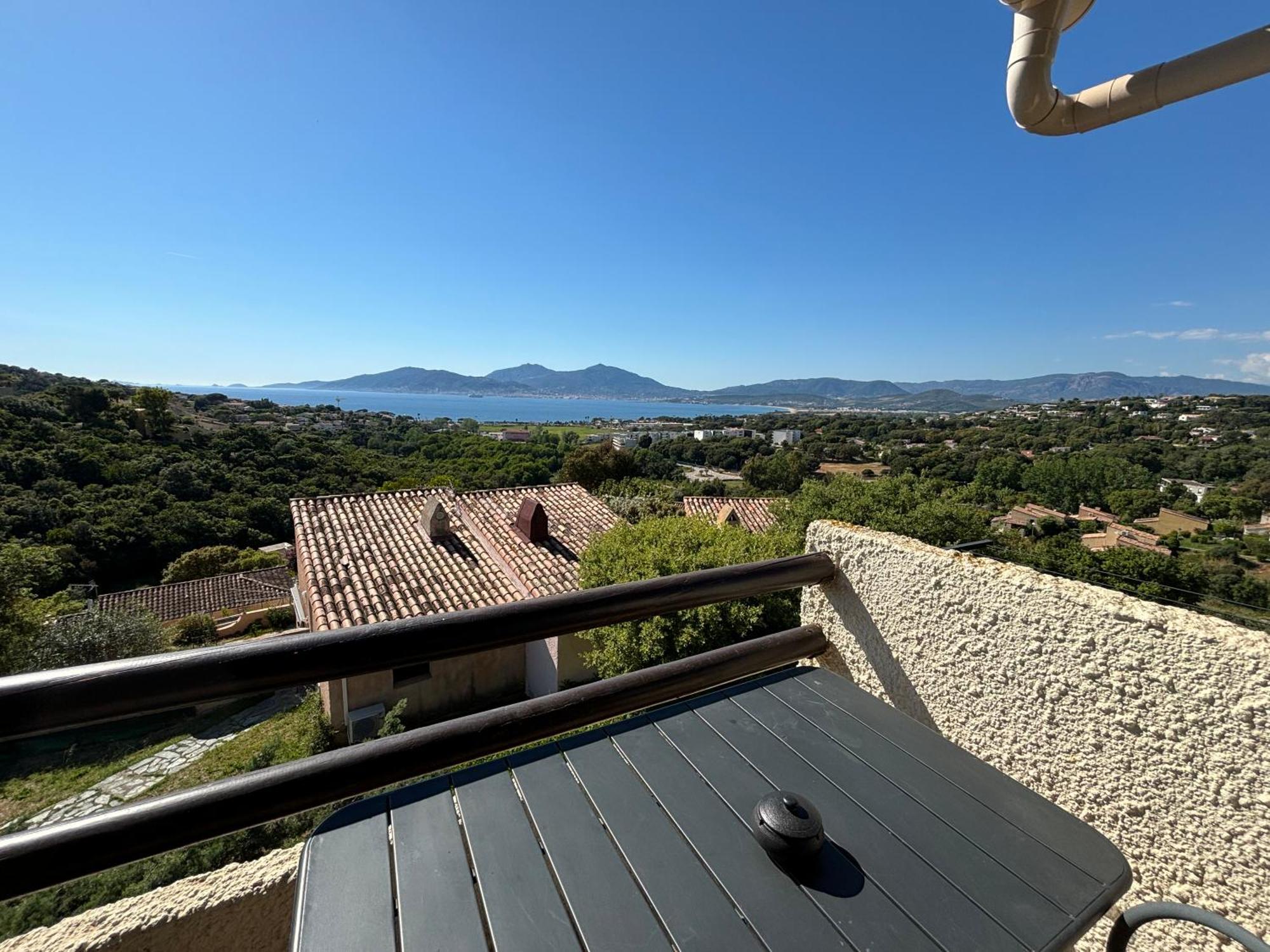 Studio Vue Mer A Porticcio Piscine Et Parking 외부 사진