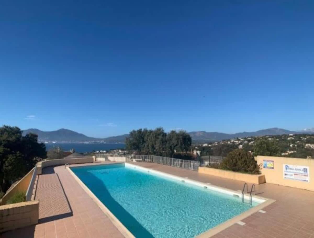 Studio Vue Mer A Porticcio Piscine Et Parking 외부 사진