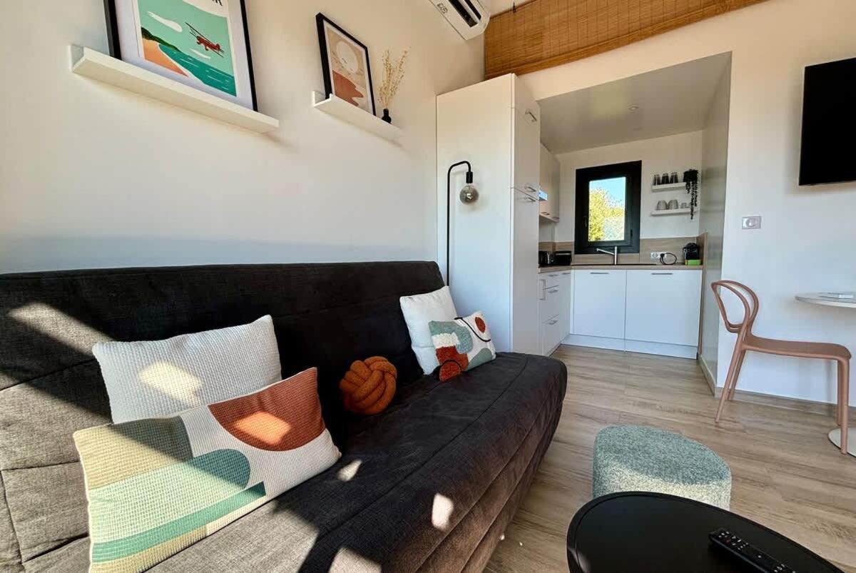 Studio Vue Mer A Porticcio Piscine Et Parking 외부 사진